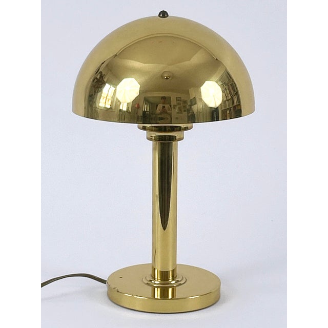 Mid-Century Modern Brass Table Lamp from WSB, Germany, 1970s For Sale - Image 14 of 18