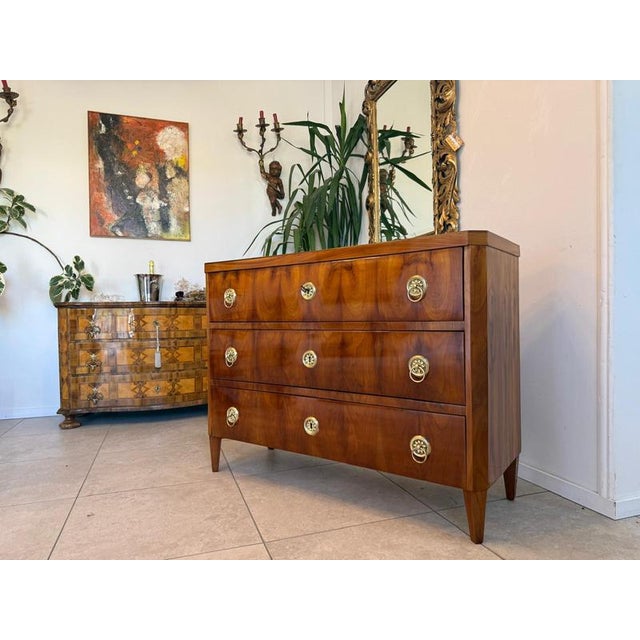 Biedermeier Chest of Drawers in Cherrywood For Sale - Image 11 of 11