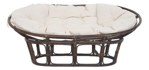 Manou Two-Seater Sofa with Linnen Cushion, the Netherlands, 1970s