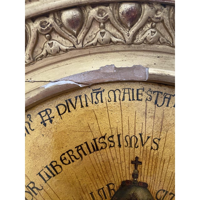 After Van Eyck, God the Father, 1800s, Chromolithography, Framed For Sale - Image 9 of 10