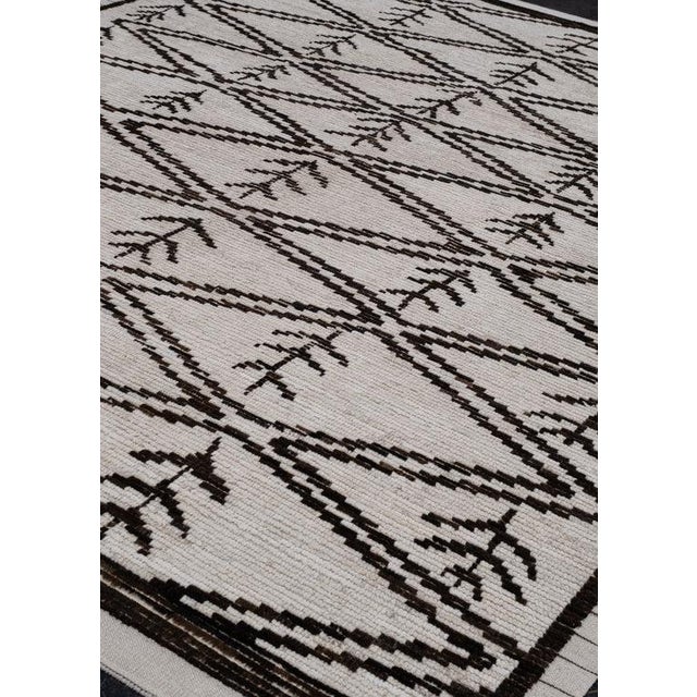 Textile Hand Knotted Turkish Tulu Rug 8'4" x 10'2" For Sale - Image 7 of 9