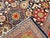 Persian Vintage Persian Tabriz Afshan Rug, Hand-Knotted Wool, Allover Geometric Caucasian Kuba Pattern, Navy & Red, 5x9 For Sale - Image 3 of 18