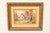 A beautiful original oil on canvas impressionist painting of rural cottage in carved giltwood frame Signed by the artist...