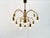 Vintage German Brass Chandelier from Star Leuchten, 1970s For Sale - Image 6 of 18