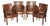 Hand-Dyed Brown Leather Halo Barrel Back Dining Chairs from Heritage, Set of 4 For Sale