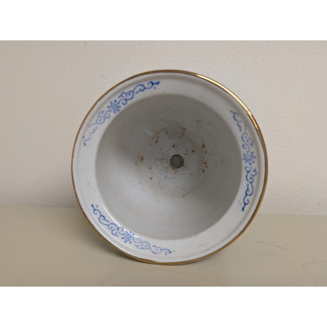 Asian Antique Antique Chinese Export Armorial Double-Headed Eagle Basin For Sale - Image 3 of 4