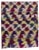 Vintage Uzbek Tribal Silk Ikat Wall Hanging, 1920s For Sale