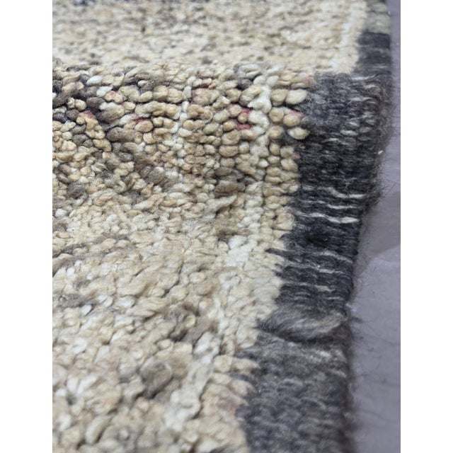 Mid-Century Modern Moroccan Beni MGuild Wool Rug - 11.7 X 6.2 Ft For Sale - Image 3 of 6