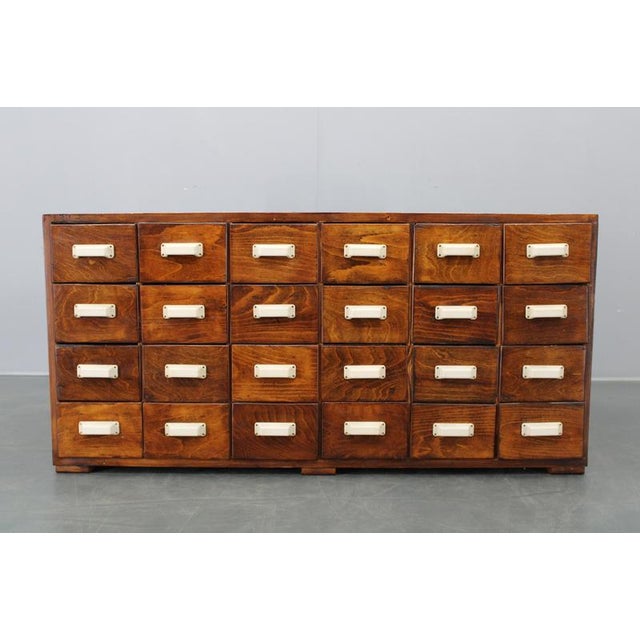 Czechoslovak Industrial Bank Drawer Cabinet, 1940s For Sale - Image 4 of 18