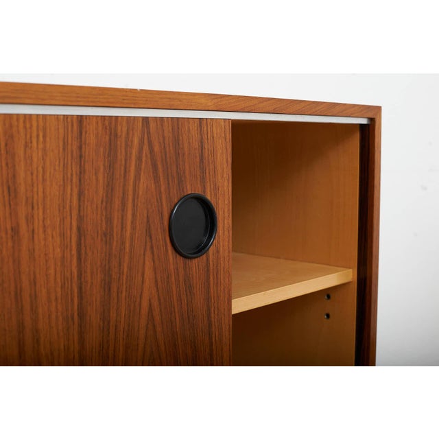 Schiebetürkorpus 943 Sideboard with Chrome-Plated Tubular Steel Legs and Rosewood Veneer by Kurt Thut for Thut Möbel, 1953 For Sale - Image 5 of 13