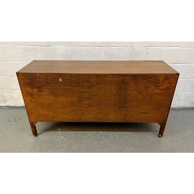 Mid 20th Century Janus Collection Walnut Credenza by John Stuart for Mount Airy Furniture For Sale - Image 18 of 18
