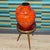 1970s Red Orange Glazed Model 426-35 Bulbous Floor Vase, West Germany, 1970s For Sale - Image 5 of 9