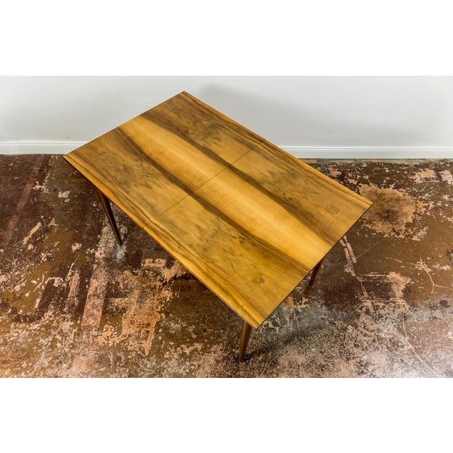 Mid-Century Modern Mid-Century Extendable Dining Table in Walnut, 1960s For Sale - Image 3 of 10