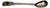 Plain Silver Sugar Spoon For Sale
