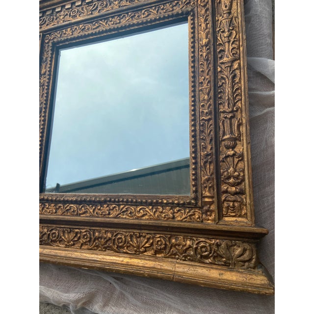 19th Century French Carved Giltwood Rococo Style Mirror For Sale - Image 10 of 12
