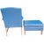 Wood Step Back Into Mid-Century Elegance With This Stunning Vintage Lounge Chair and Matching Ottoman Set For Sale - Image 7 of 9