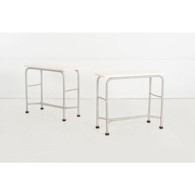Warren McArthur Pair of Console Tables 1933 For Sale - Image 13 of 15