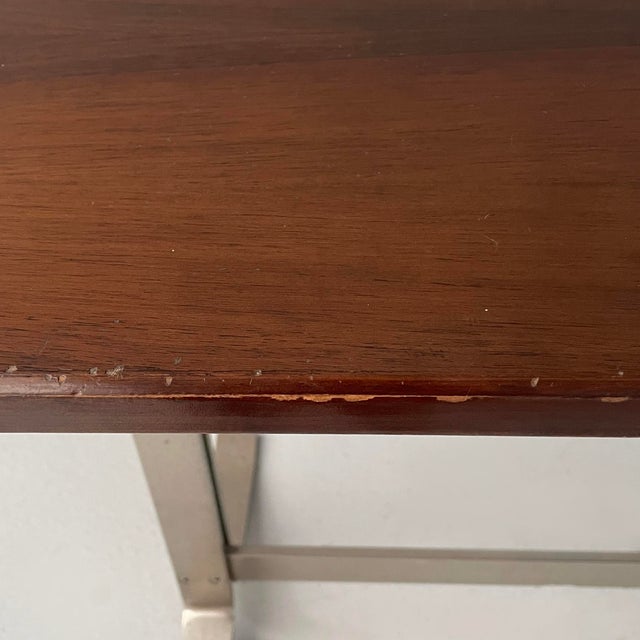 1970s Italian Modern Wood and Steel Desk from Formanova, 1970s For Sale - Image 5 of 18