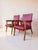 Brown Red Vintage Lounge Chairs in Teak, 1960s, Set of 2 For Sale - Image 8 of 13