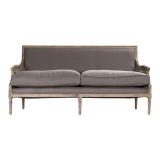 Audley Sofa in Gray For Sale