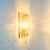 Mid-Century Modern Scandinavian Glass and Brass Sconce by Carl Fagerlund for Orrefors, Sweden, 1960s For Sale - Image 6 of 11
