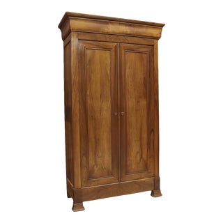 Louis Philippe Period Walnut Armoire For Sale