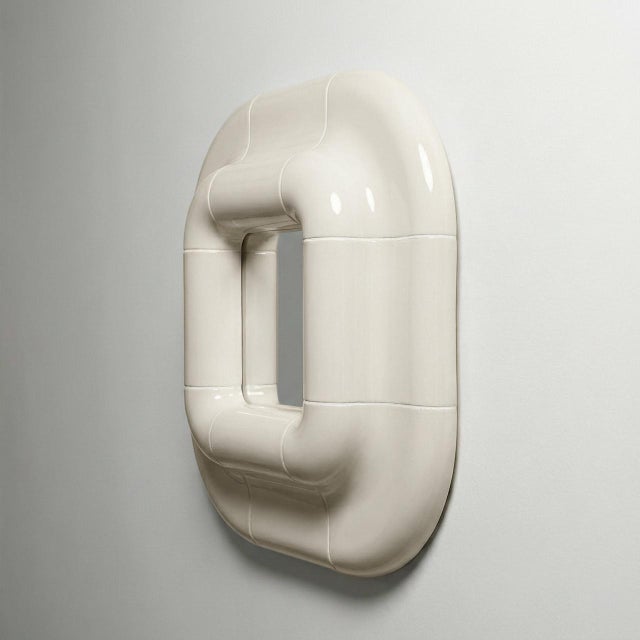 Lolo Mirror in Off-White by Tilecito For Sale - Image 4 of 8