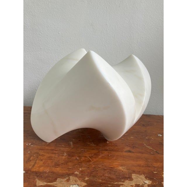 Vintage biomorphic marble sculpture. This fabulous undulating marble form look amazing from any angle and is a perfect...