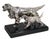 Mid-Century Modern Mid 20th Century Pr. Silvered Metal Dog Bookends by the Philadelphia Mfg. Co. For Sale - Image 3 of 18