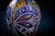 Blue and White Cut Crystal Overlay Vase with Enamel and Gilt Decoration, 19th Century For Sale - Image 12 of 16
