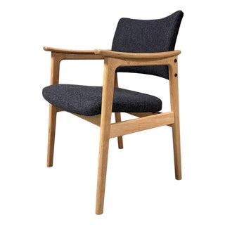 Erik Kirkegaard Danish Modern Oak Armchair, 1960s, Attributed For Sale