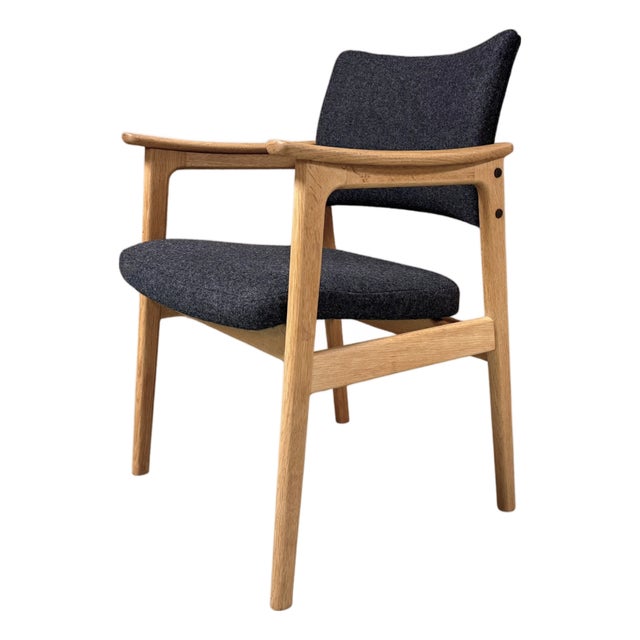 Erik Kirkegaard Danish Modern Oak Armchair, 1960s, Attributed For Sale