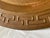 Mexican Large 23" Mexican Mid Century Hand Hammered Solid Copper Round Wall Plaque For Sale - Image 3 of 7