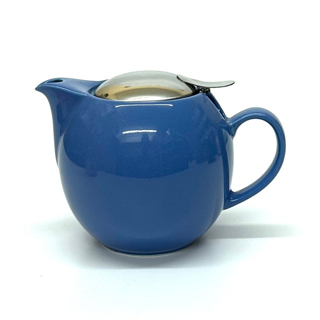 Mid 20th Century Blue Vintage Teapot Curation - Group of 7 For Sale - Image 17 of 18