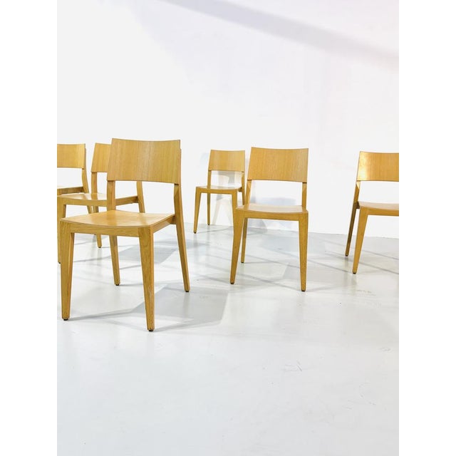Danish Beech Dining Chairs, 1980s, Set of 6 For Sale - Image 4 of 18