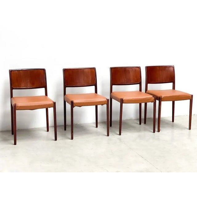 Vintage Scandinavian Dining Chairs, 1970s, Set of 4 For Sale - Image 9 of 11