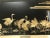 1960s Large Black Glass Chinoiserie Wall Art With Gold Herons For Sale - Image 5 of 7
