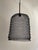 21st Century Handcrafted Knitted Lamp Wavy Bell in Black Color, D35cm For Sale - Image 6 of 11