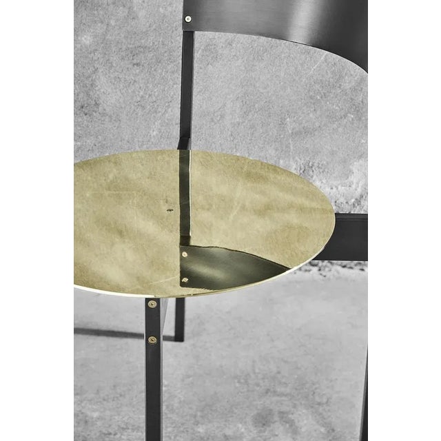 Contemporary Brugola Brass-Plated Chair by Mingardo For Sale - Image 3 of 9