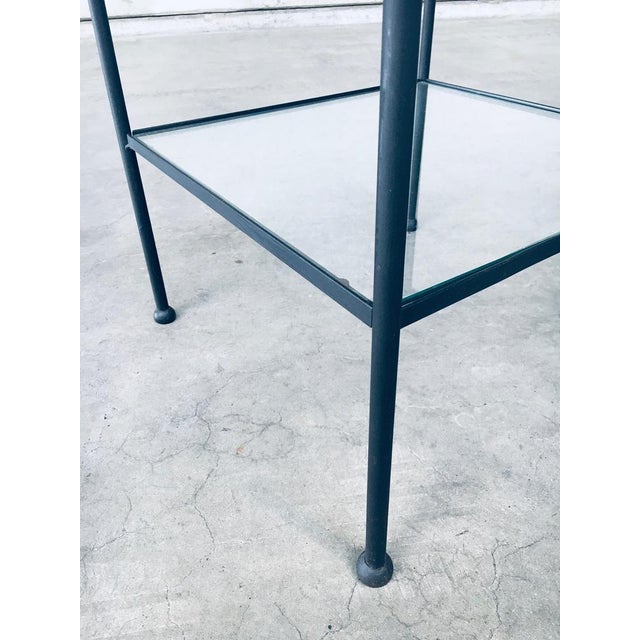 Contemporary Minimalist Two Tier Side Tables, Belgium, 1960s, Set of 2 For Sale - Image 3 of 18