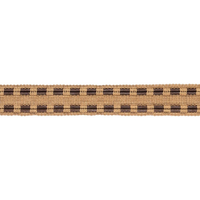Leather Cord Tape is a stylish accent with personality and flair. Interwoven with leather cord, this sophisticated braided...