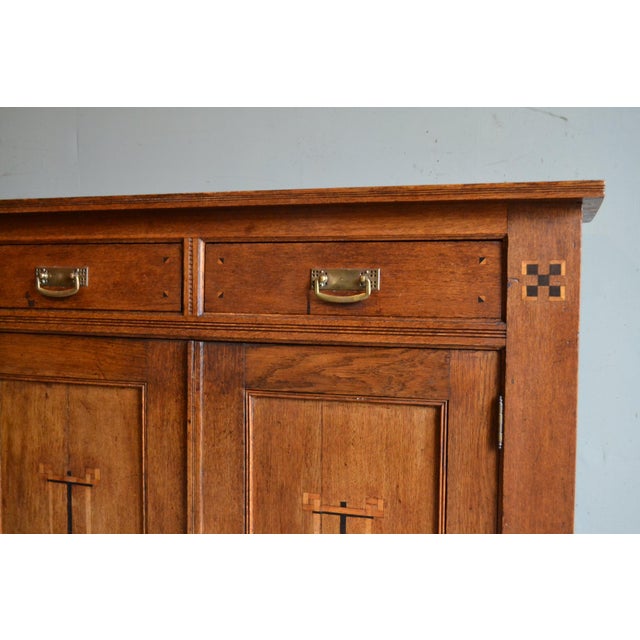 Art Deco Sideboard in Oak For Sale - Image 5 of 11
