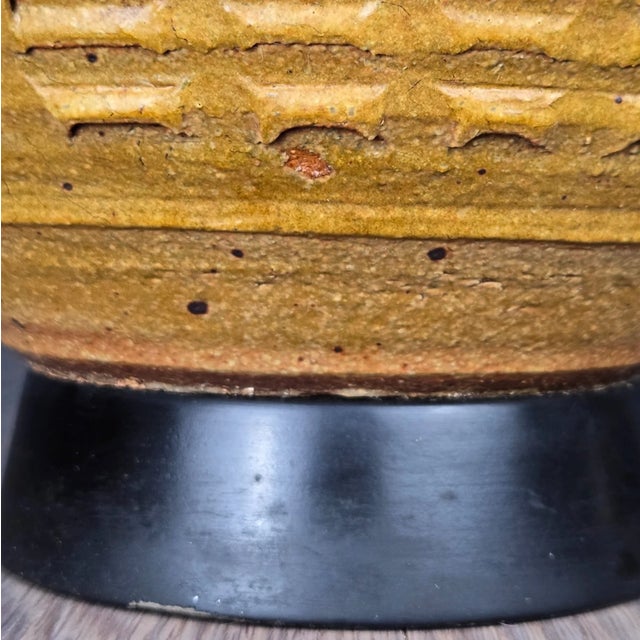 1960s Bob Kinzie for Affiliated Craftsmen Stoneware Pottery Table Lamp For Sale - Image 11 of 18
