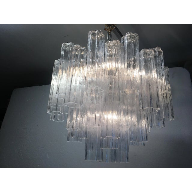 Contemporary Italian Sputnik Murano Glass "Tronchi" Chandelier For Sale - Image 3 of 9