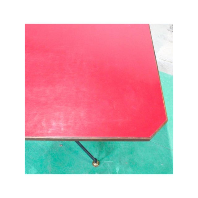 Shaped Table in Formica, Italy, 1950s For Sale - Image 4 of 13