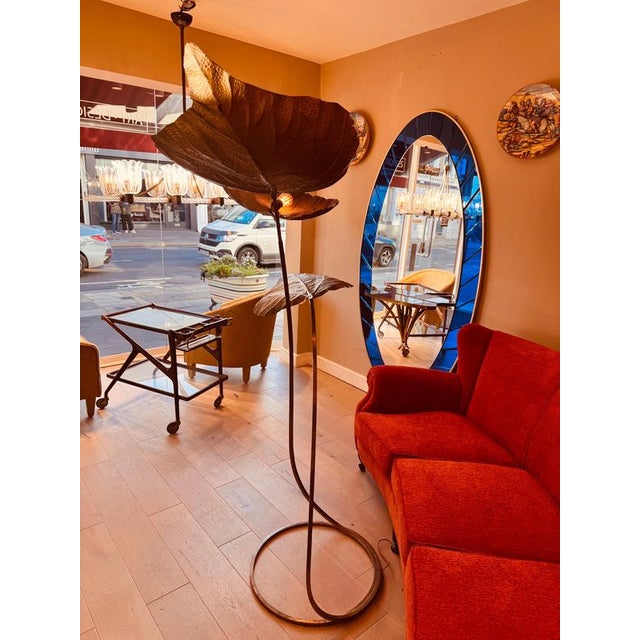 1960s Vintage Three Leaf Floor Lamp by Carlo Giorgi for Bottega Garda, 1960s For Sale - Image 5 of 9