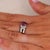 Gia Certified 2 Carat Burma Ruby Diamond Platinum Cocktail Ring, Size 5.75 For Sale - Image 12 of 13