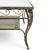 Late 20th Century Italianate-Style Scrollwork Metal and Glass Coffee Table For Sale - Image 15 of 16