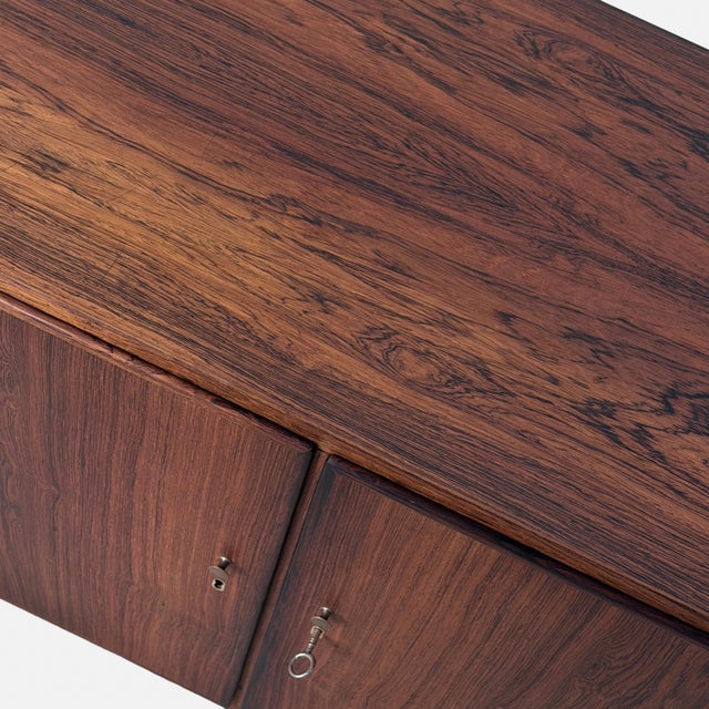 Vintage Danish Rosewood Cabinet For Sale - Image 9 of 9