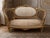 This elegant French settee dates to the early 1900s and displays the refined proportions and neoclassical decoration...